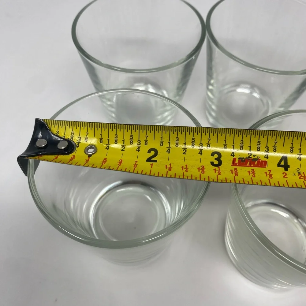 Vintage Clear Glass Tumbler Set of 6